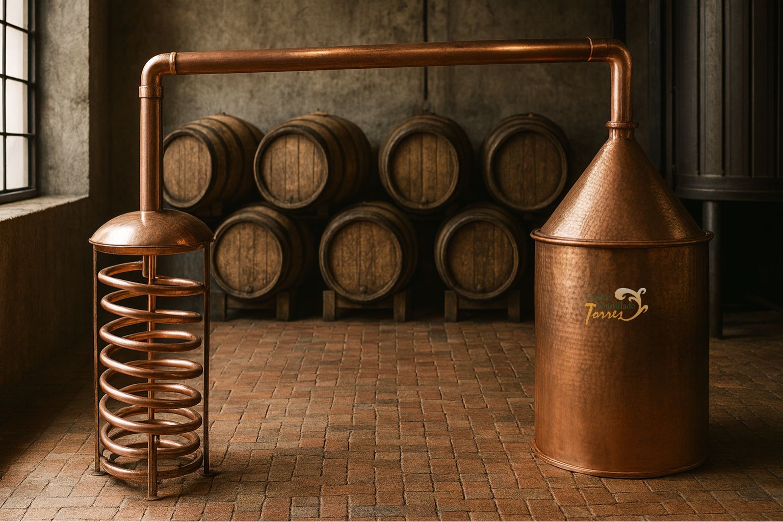 Artesanías de cobre martillado